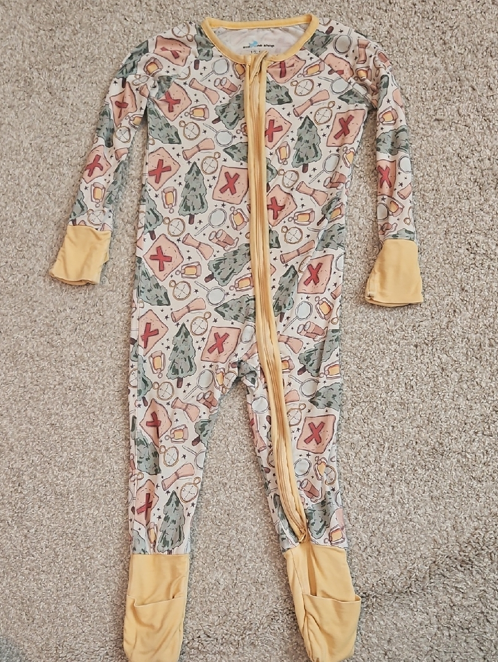 Little One Shop Bamboo Adventure Zip Sleeper 12-18M